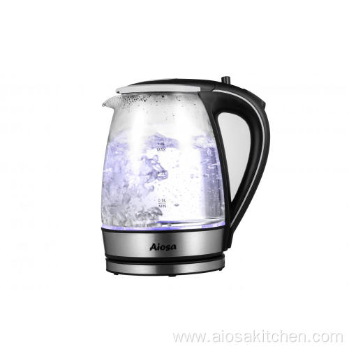 Electric Kettle Auto Shut Off Blue LED Light